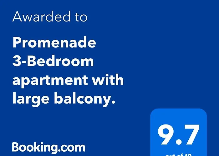 Promenade 3-bedroom With Large Balcony. דירה